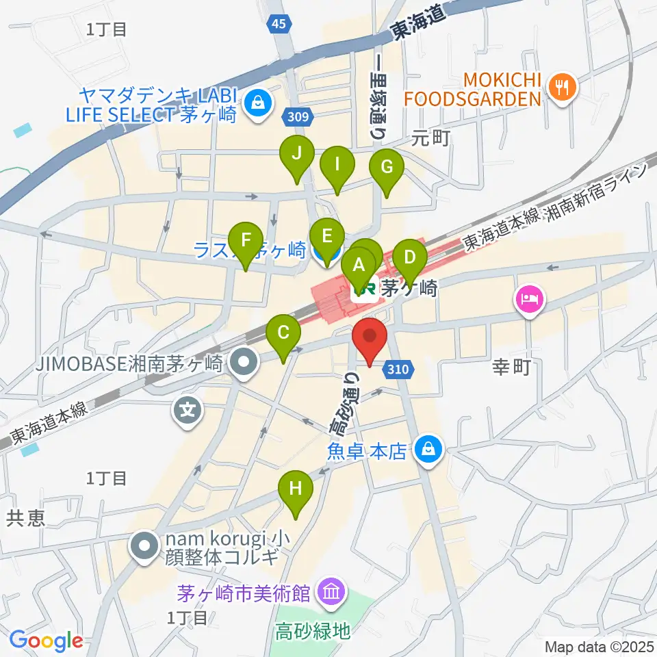 LUSH LIFE周辺のコンビニエンスストア一覧地図