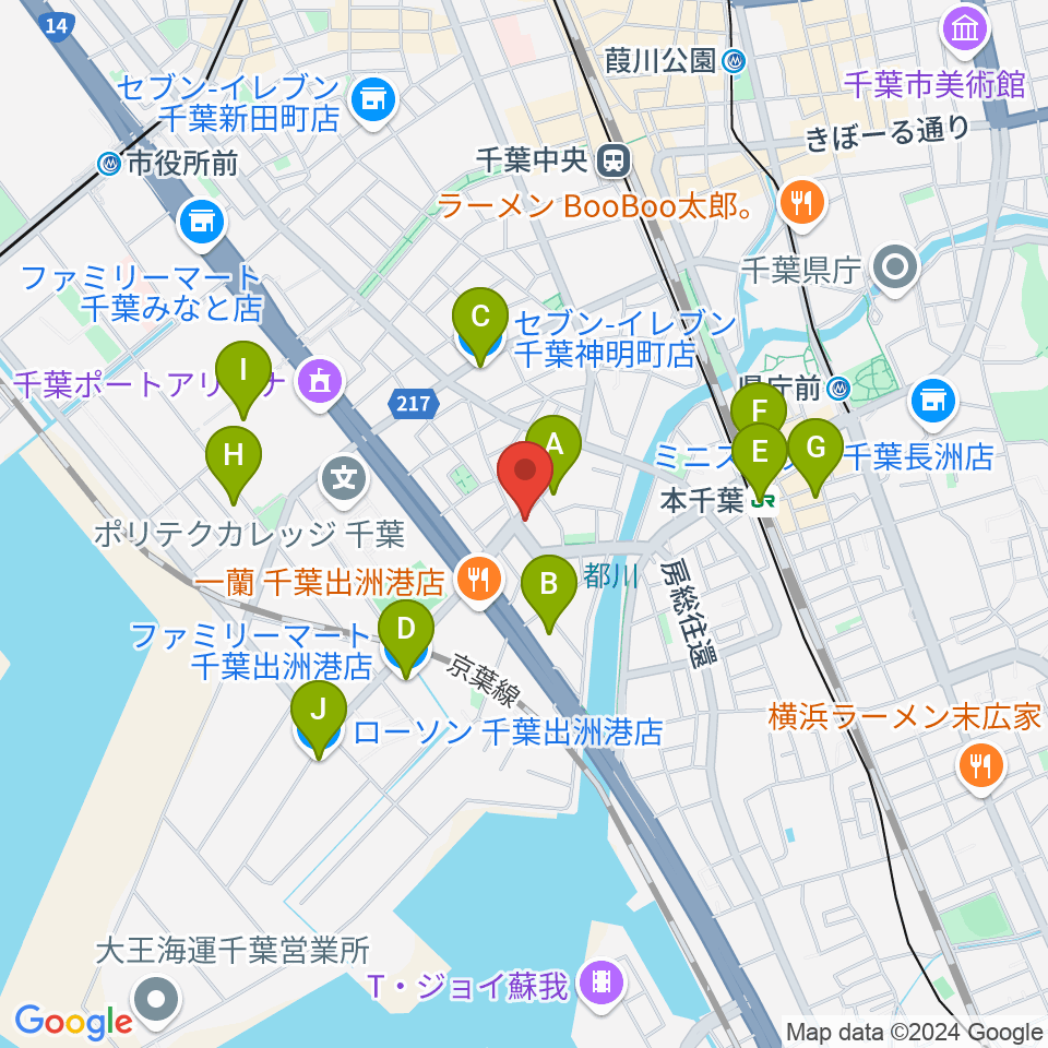 DROPS RECORD周辺のコンビニエンスストア一覧地図