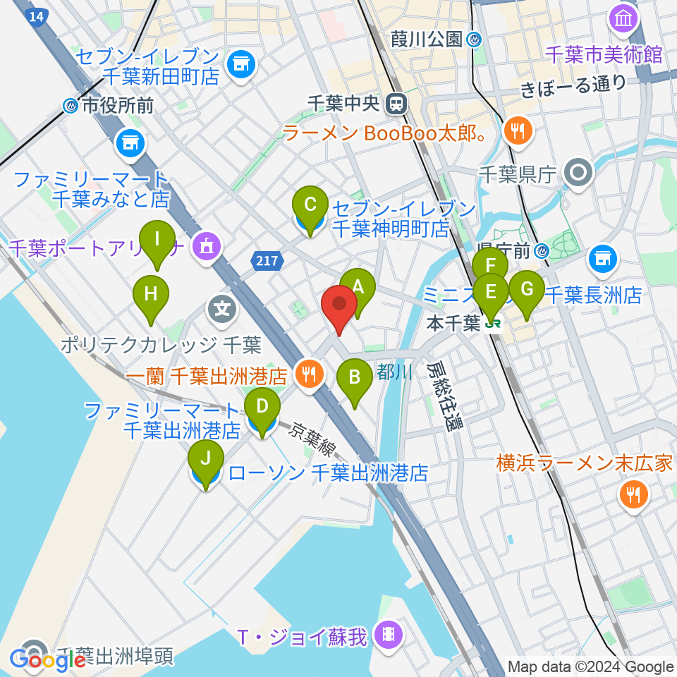 DROPS RECORD周辺のコンビニエンスストア一覧地図