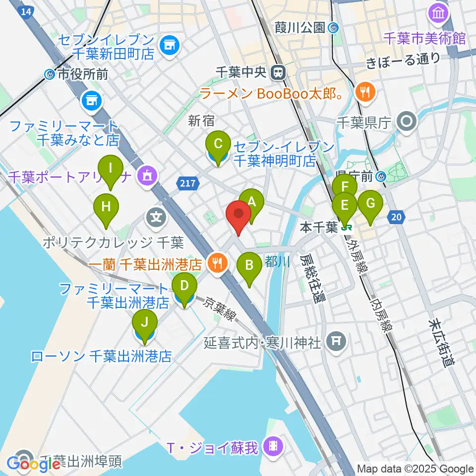 DROPS RECORD周辺のコンビニエンスストア一覧地図