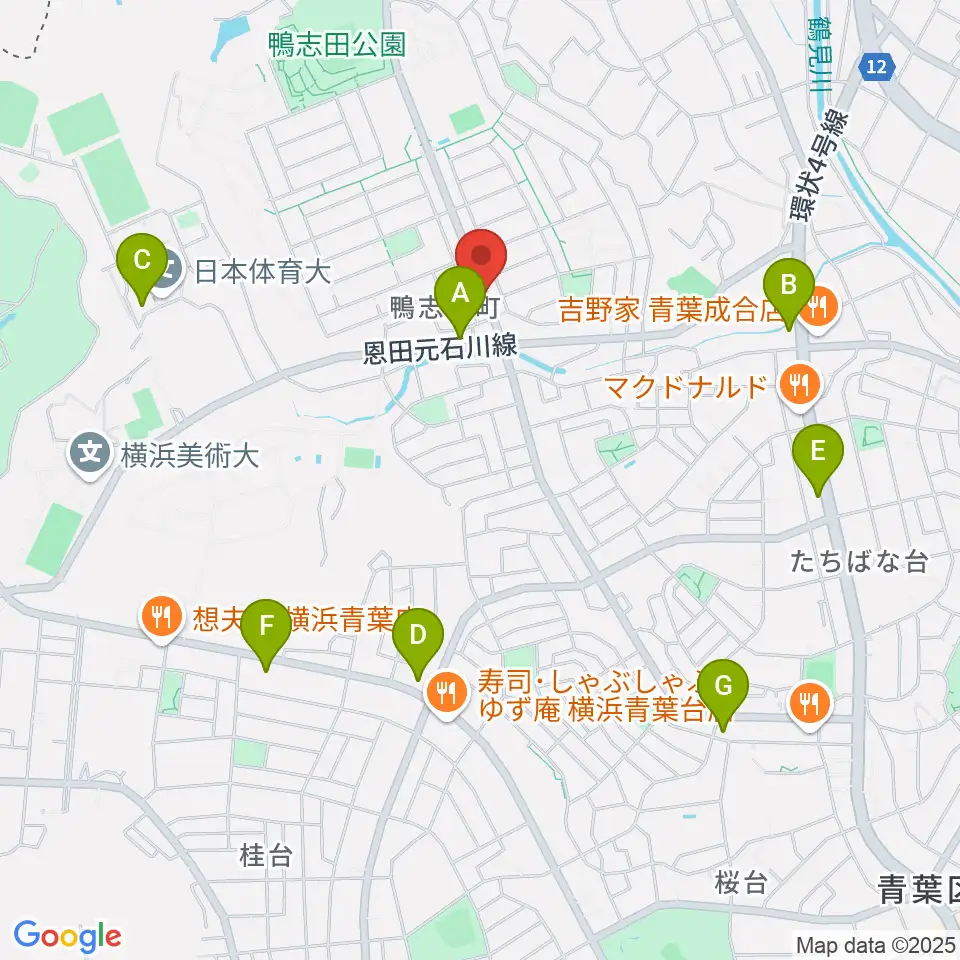 中古レコードのタチバナ周辺のコンビニエンスストア一覧地図