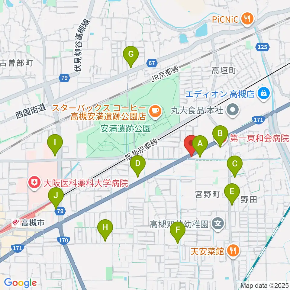 songbird スタジオ周辺のコンビニエンスストア一覧地図
