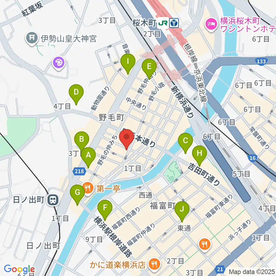Cabaret Café うっふ周辺のコンビニエンスストア一覧地図