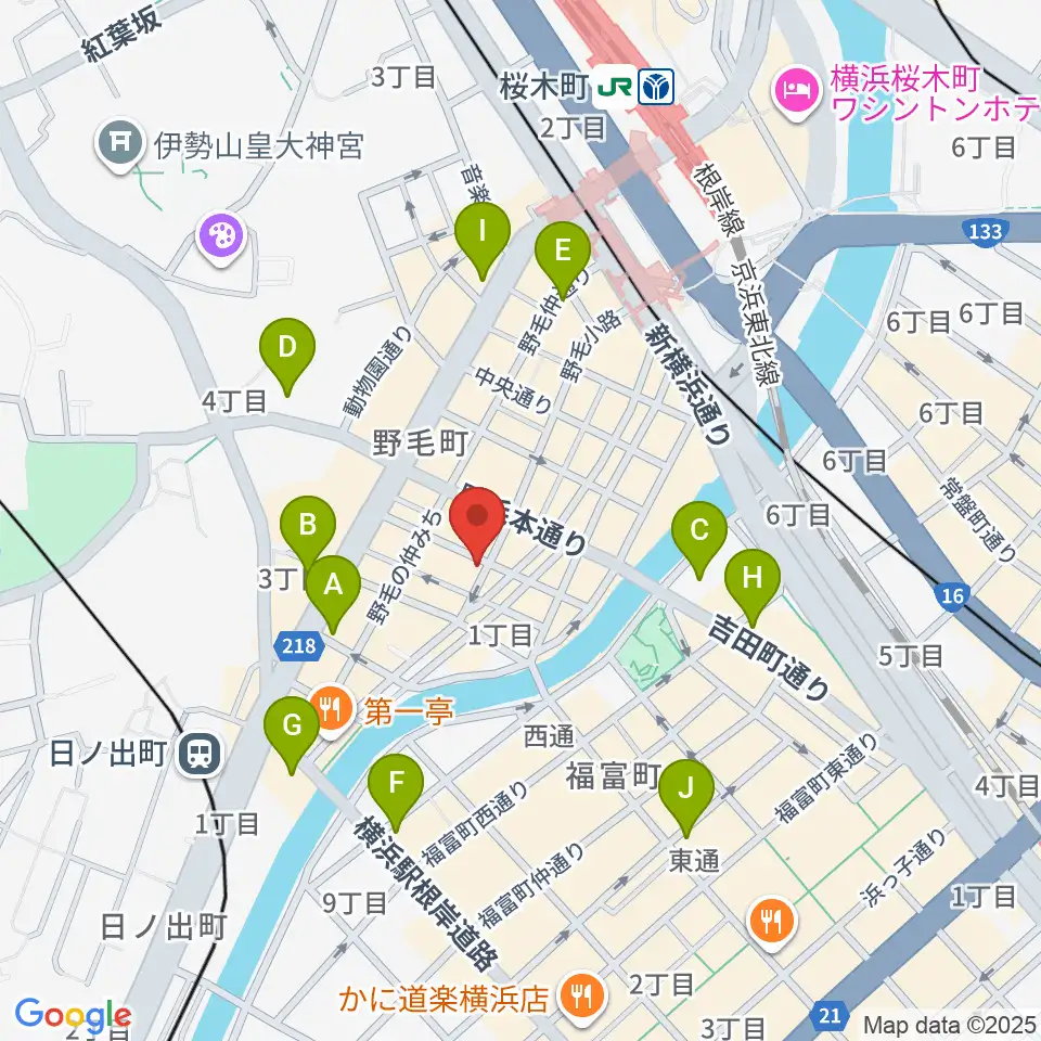 Cabaret Café うっふ周辺のコンビニエンスストア一覧地図