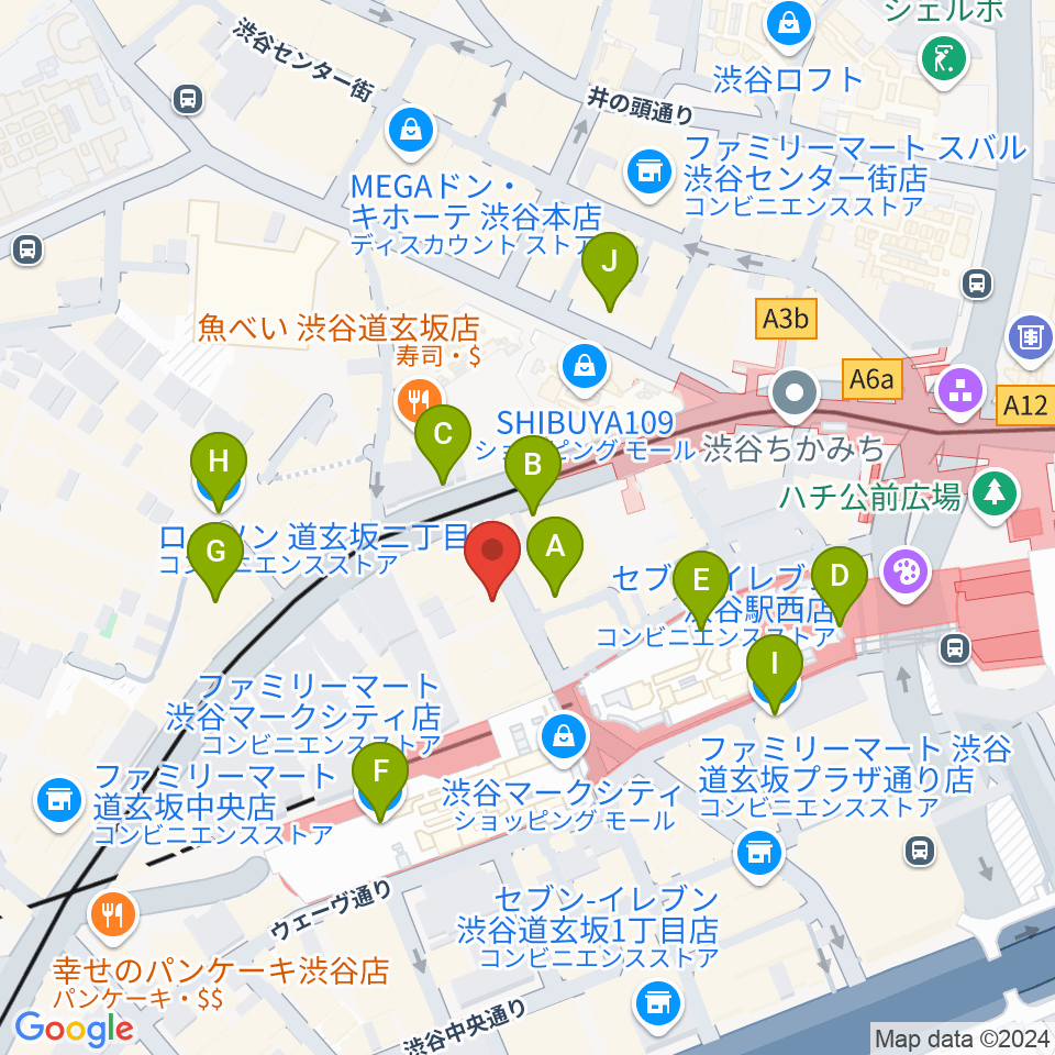 Lighthouse Records周辺のコンビニエンスストア一覧地図