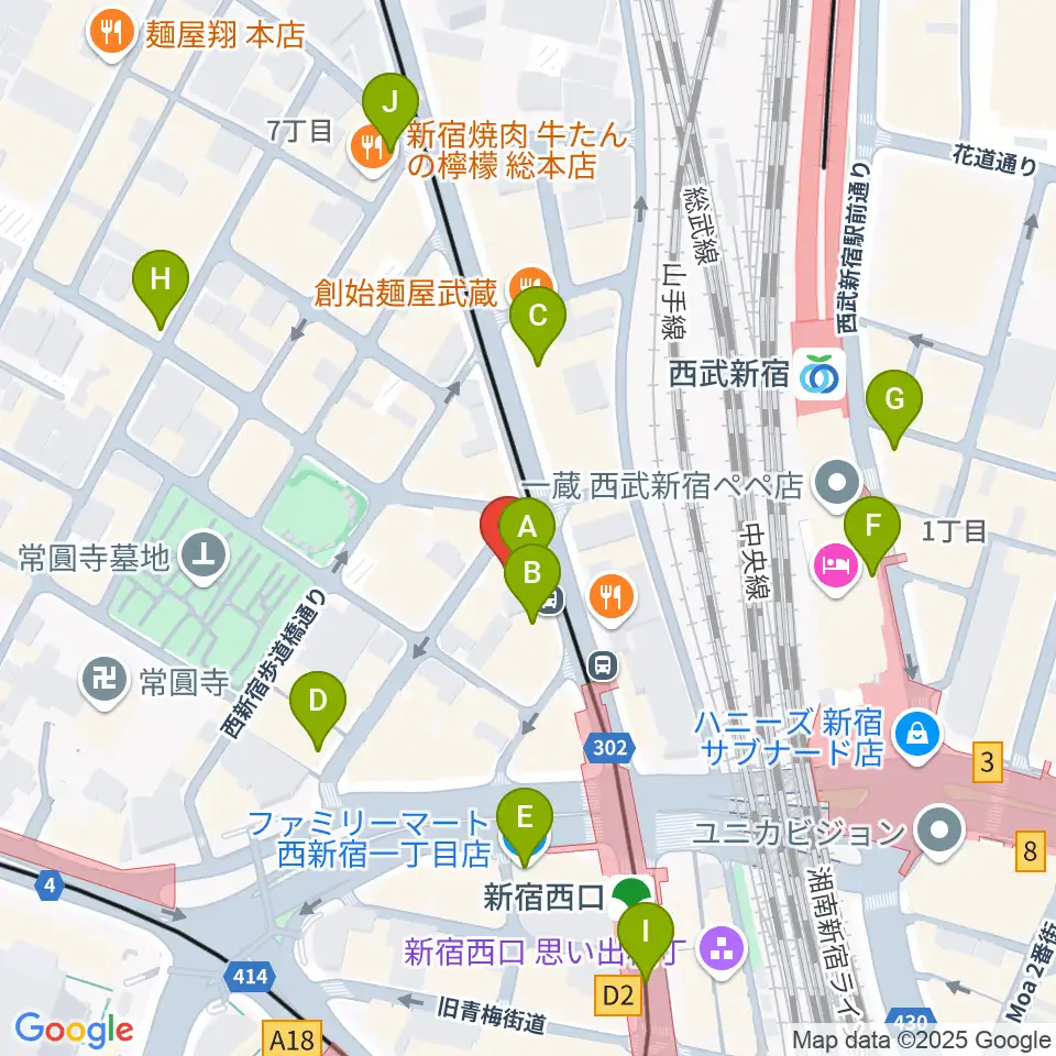 ビートコレクターズ周辺のコンビニエンスストア一覧地図
