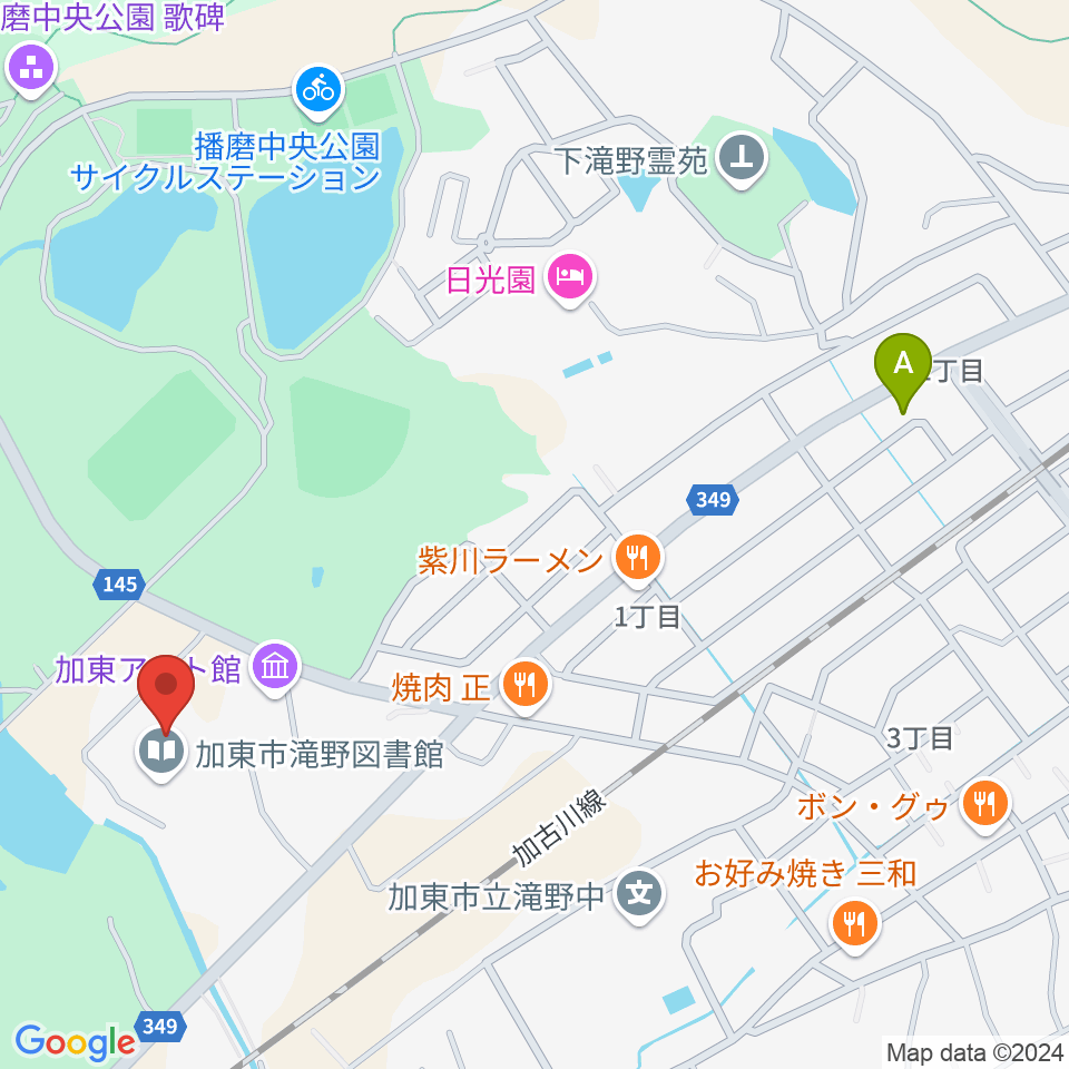 加東市地域交流センター周辺のコンビニエンスストア一覧地図