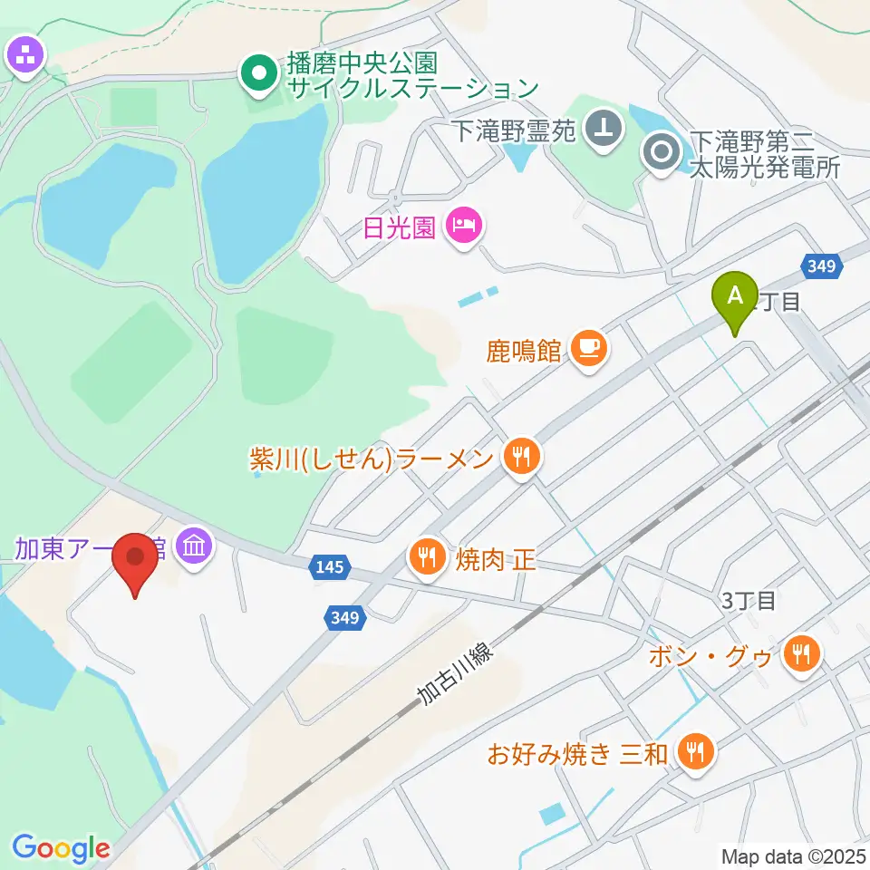 加東市地域交流センター周辺のコンビニエンスストア一覧地図