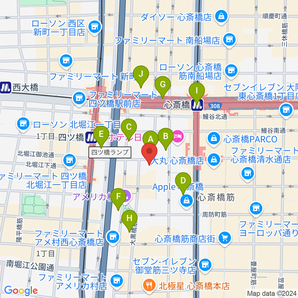 VINYL CHAMBER周辺のコンビニエンスストア一覧地図