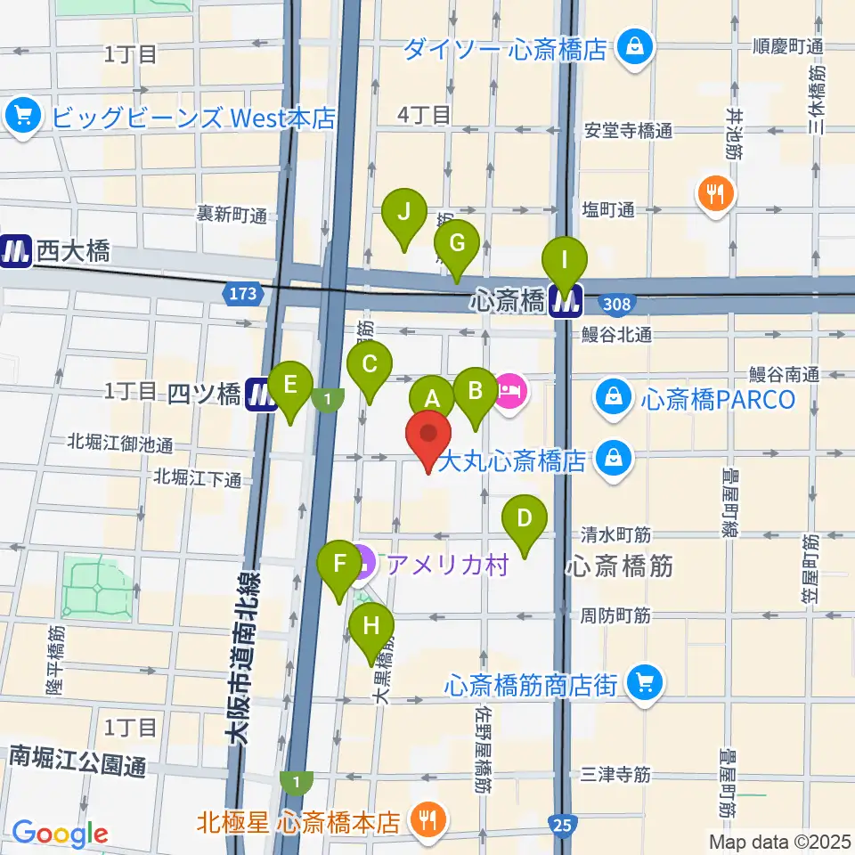 VINYL CHAMBER周辺のコンビニエンスストア一覧地図