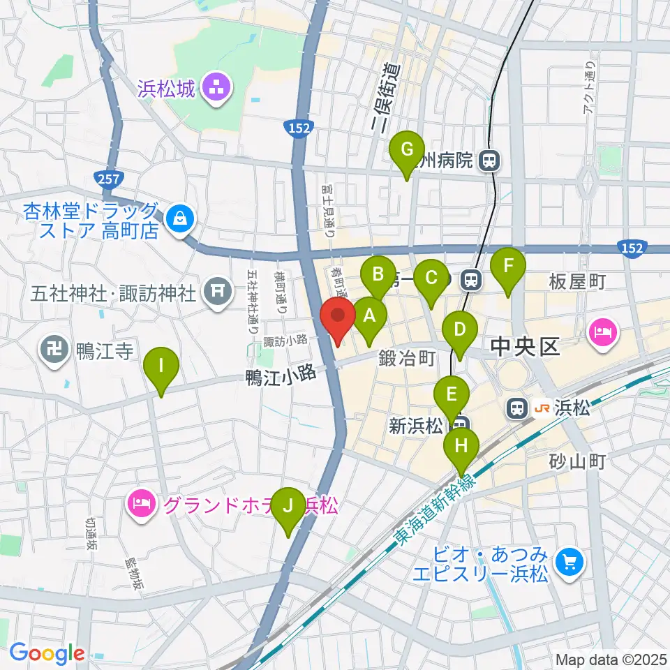 SOUL CLAP周辺のコンビニエンスストア一覧地図