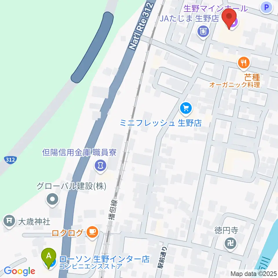 生野マインホール周辺のコンビニエンスストア一覧地図