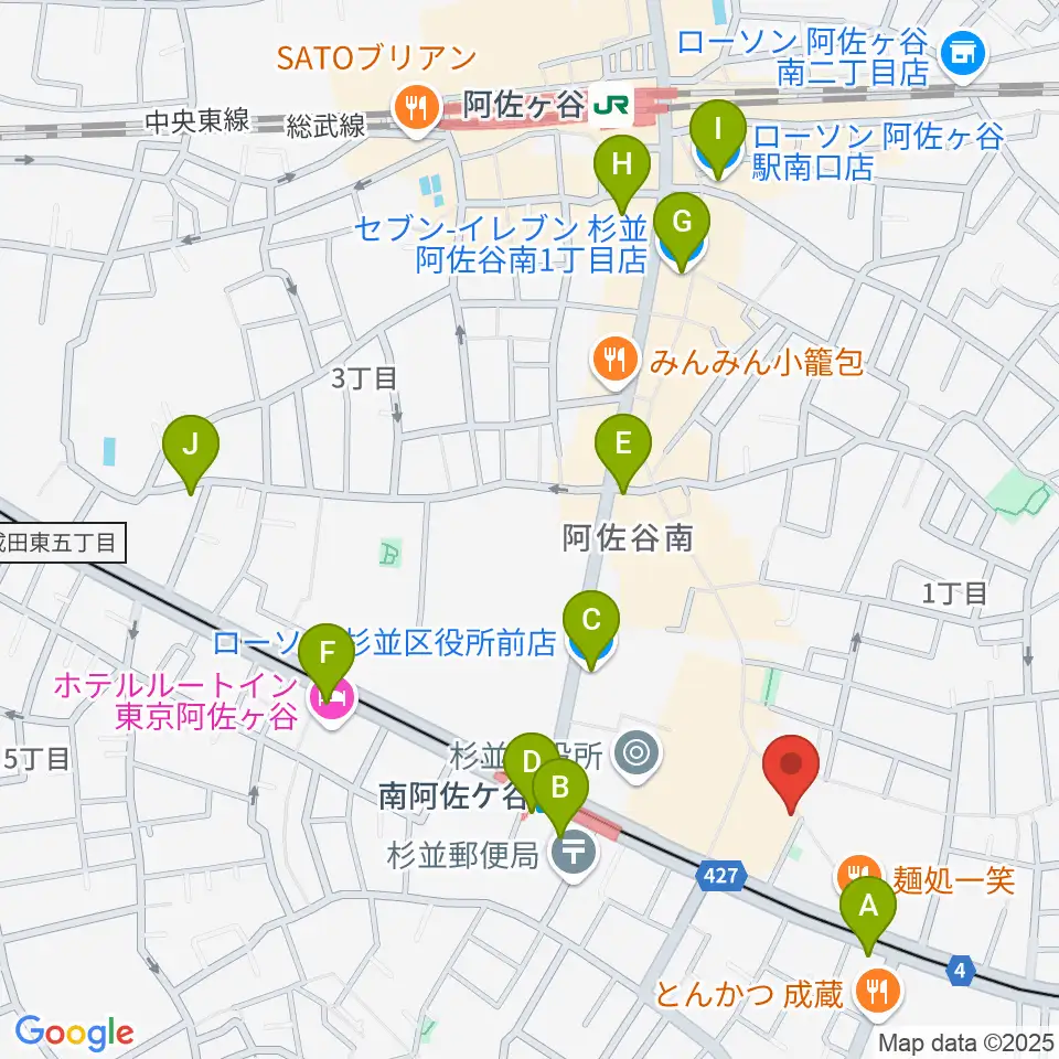 LAST GUITAR(ラストギター)周辺のコンビニエンスストア一覧地図