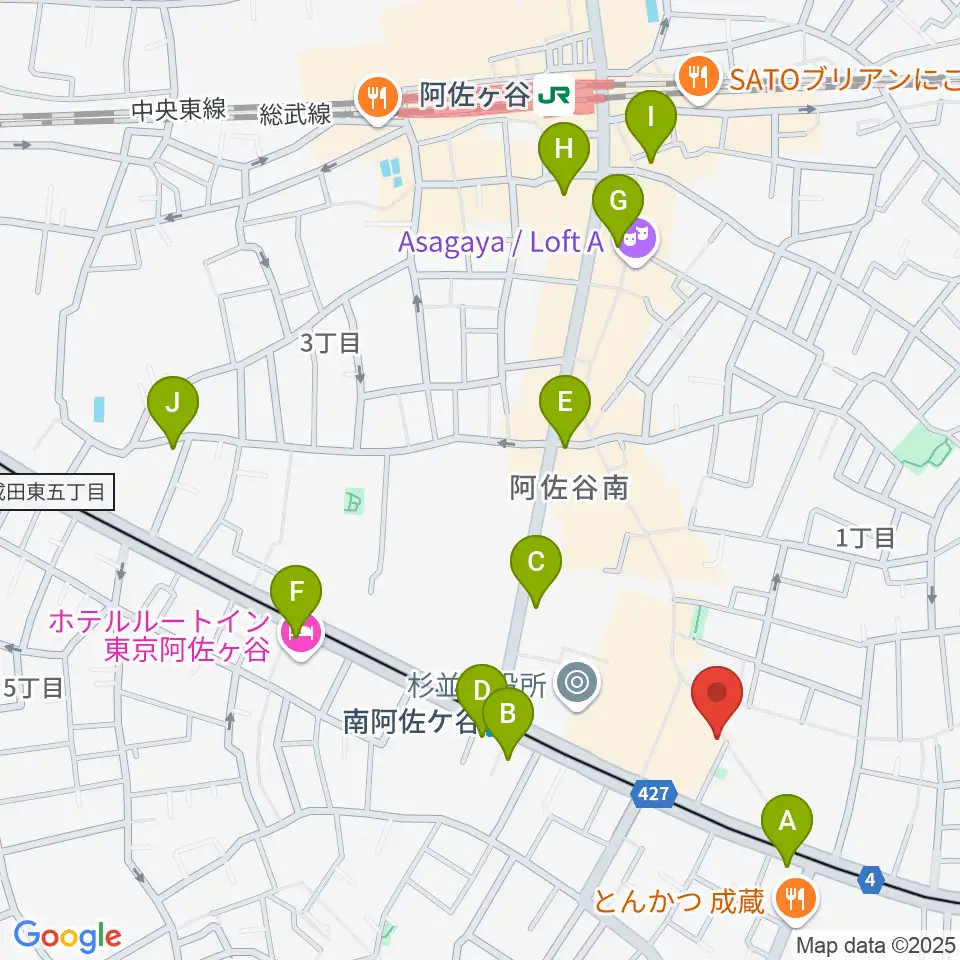 LAST GUITAR(ラストギター)周辺のコンビニエンスストア一覧地図