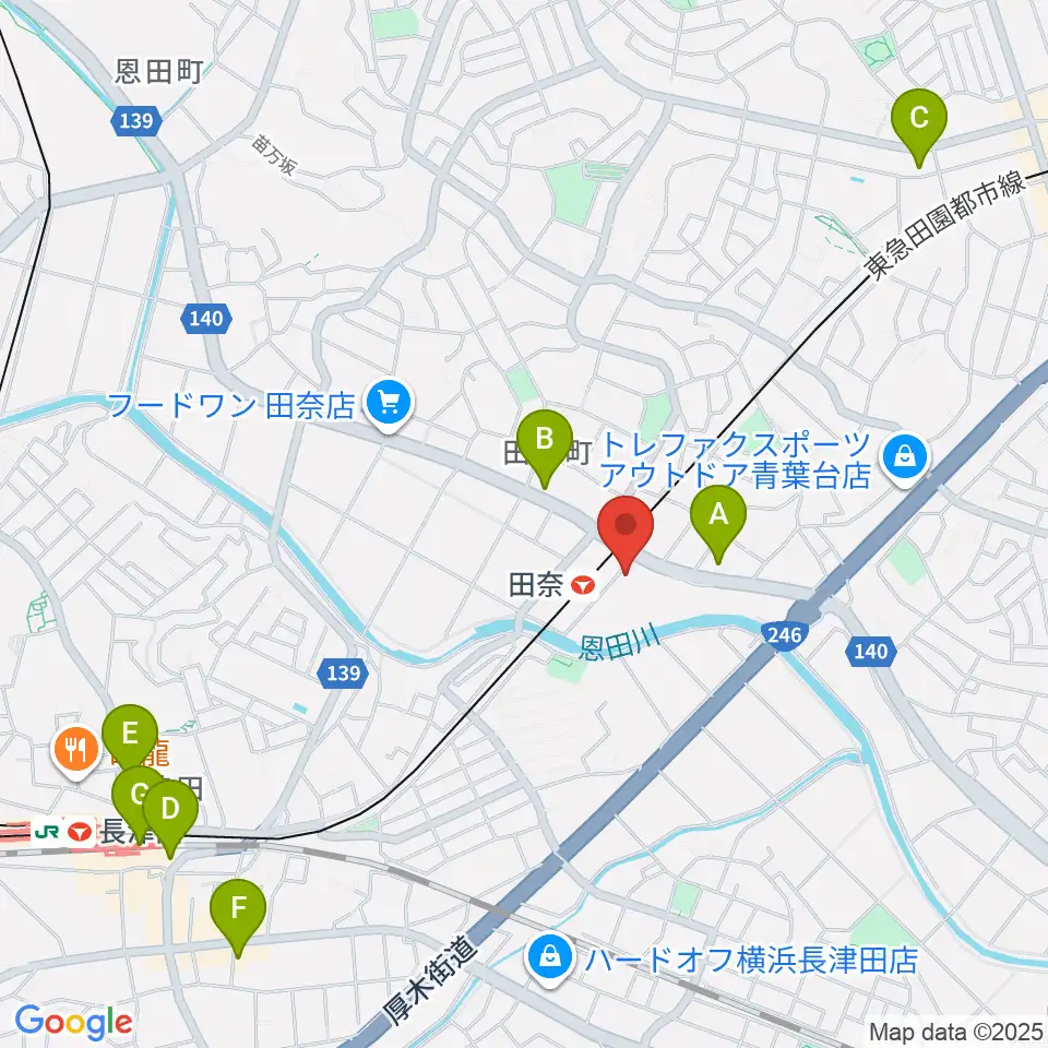 STUDIO like DRUM SCHOOL周辺のコンビニエンスストア一覧地図