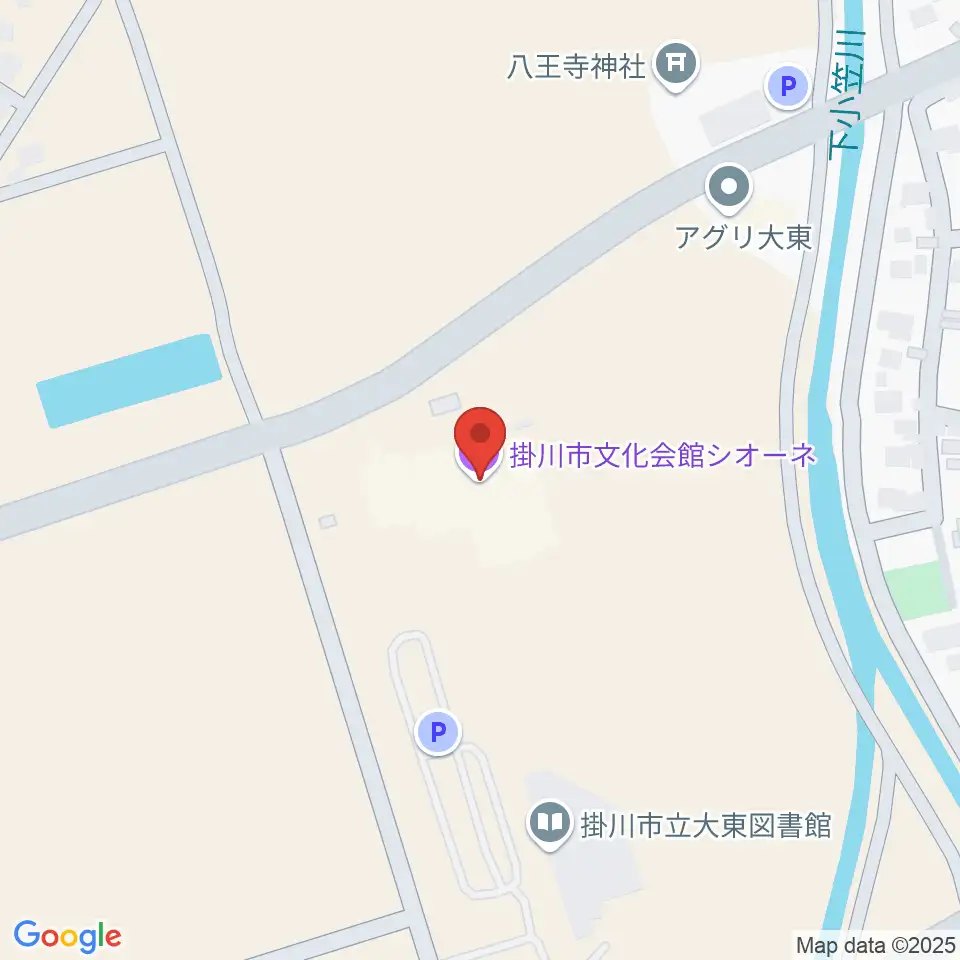 掛川市文化会館シオーネ周辺のコンビニエンスストア一覧地図