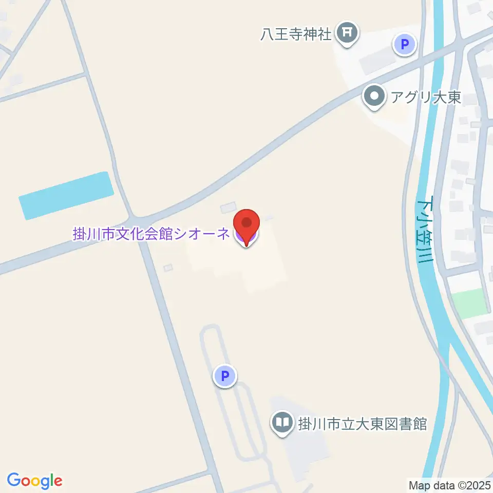 掛川市文化会館シオーネ周辺のコンビニエンスストア一覧地図