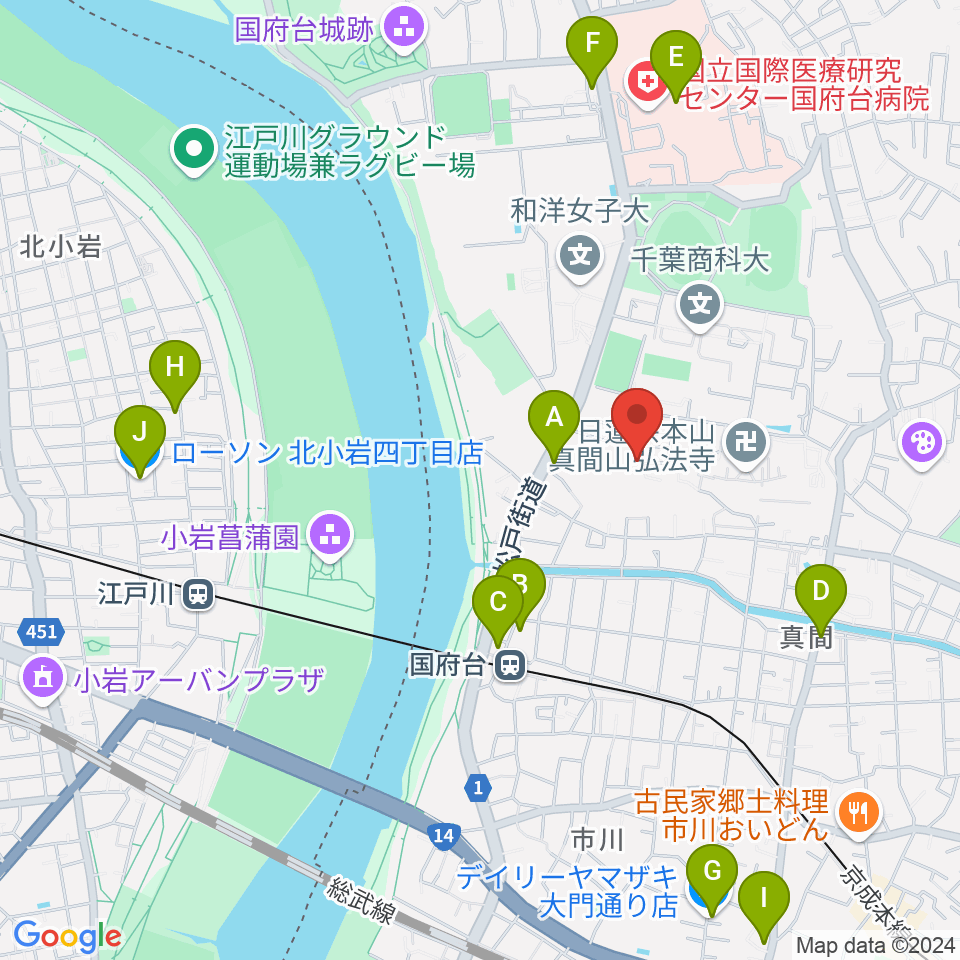 木内ギャラリー周辺のコンビニエンスストア一覧地図