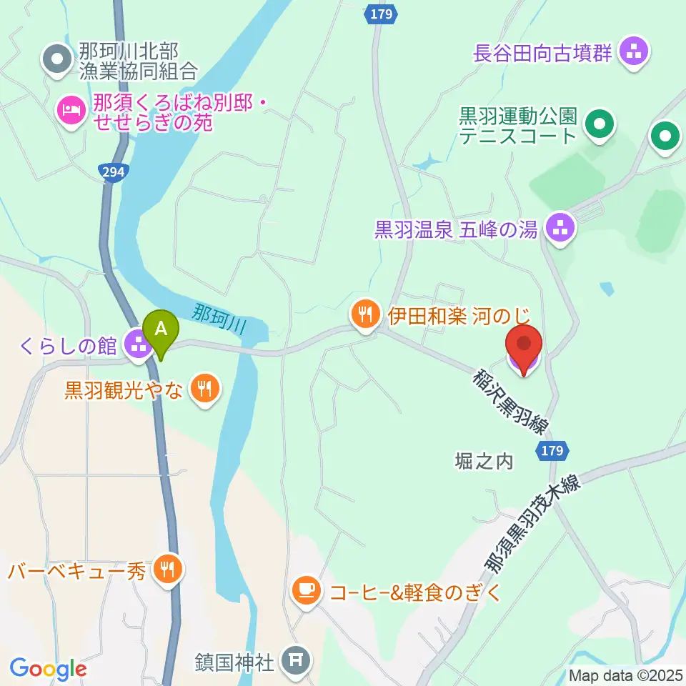 大田原市ピアートホール周辺のコンビニエンスストア一覧地図