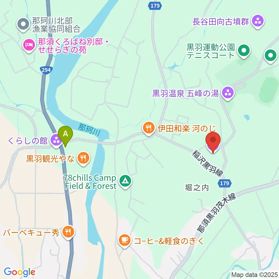 大田原市ピアートホール周辺のコンビニエンスストア一覧地図