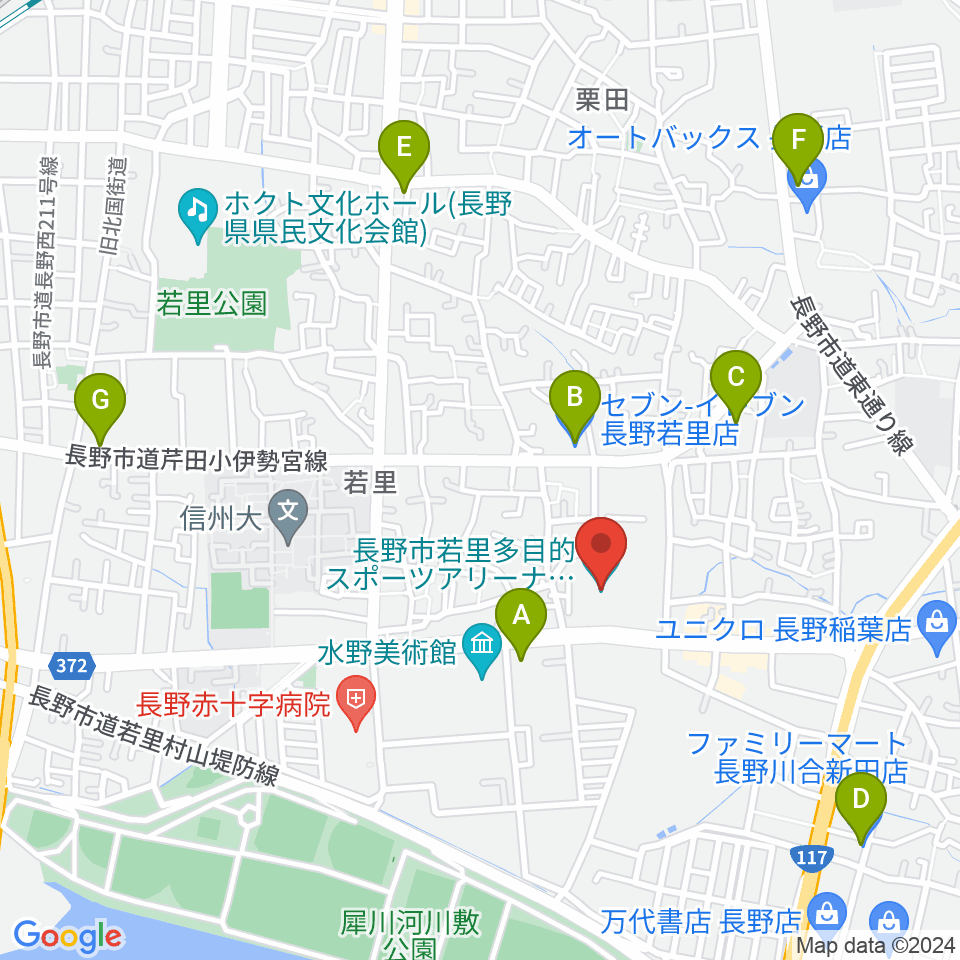 ビッグハット周辺のコンビニエンスストア一覧地図