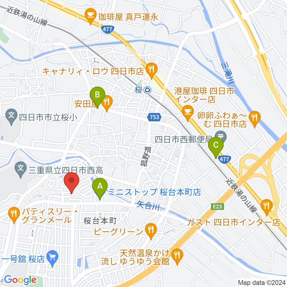 STUDIO LIFE周辺のコンビニエンスストア一覧地図