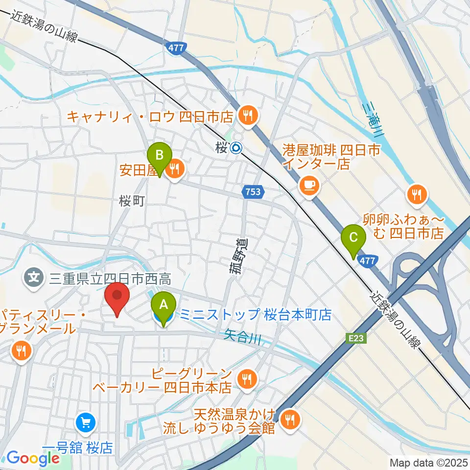 STUDIO LIFE周辺のコンビニエンスストア一覧地図