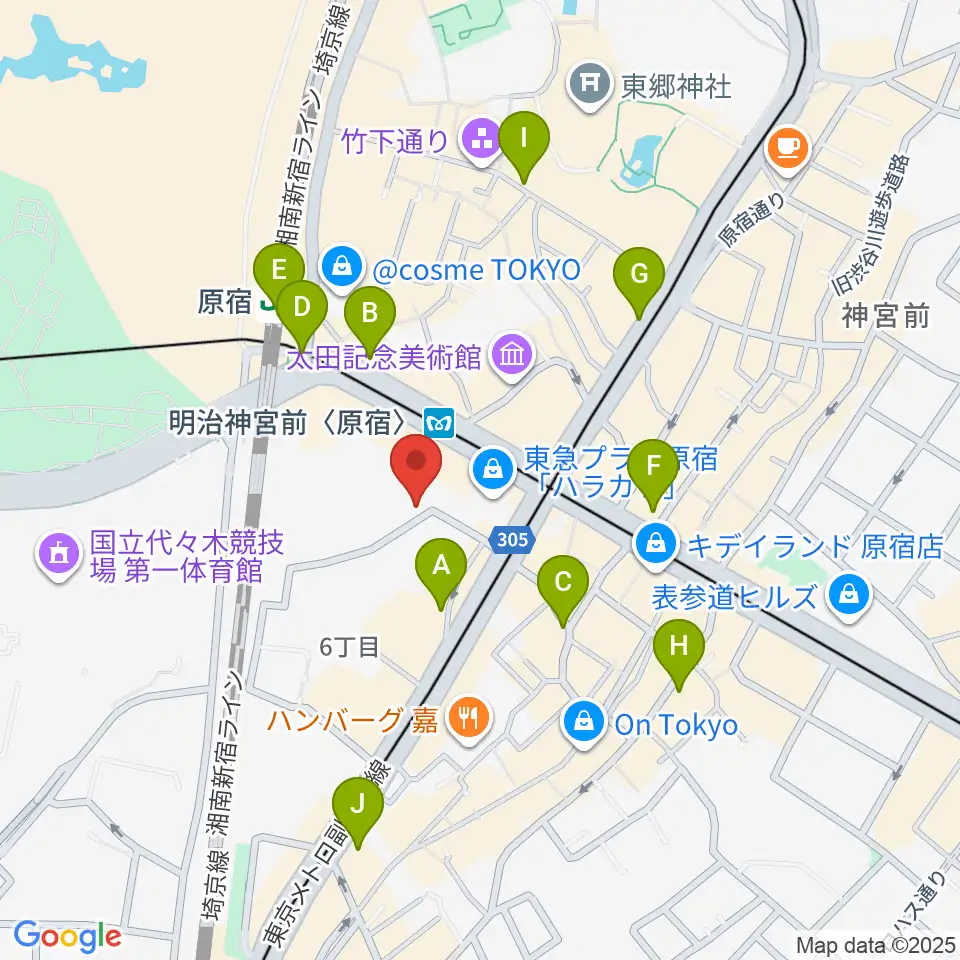 hall 60 ホールソワサント周辺のコンビニエンスストア一覧地図