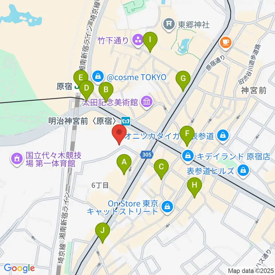 hall 60 ホールソワサント周辺のコンビニエンスストア一覧地図