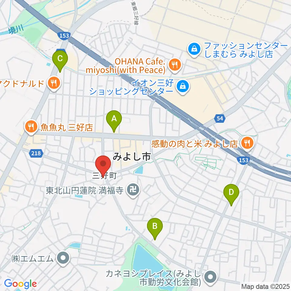 楽器晴海堂周辺のコンビニエンスストア一覧地図