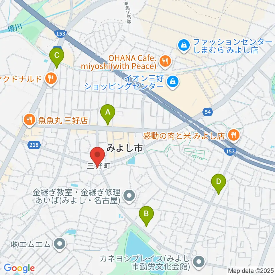 楽器晴海堂周辺のコンビニエンスストア一覧地図