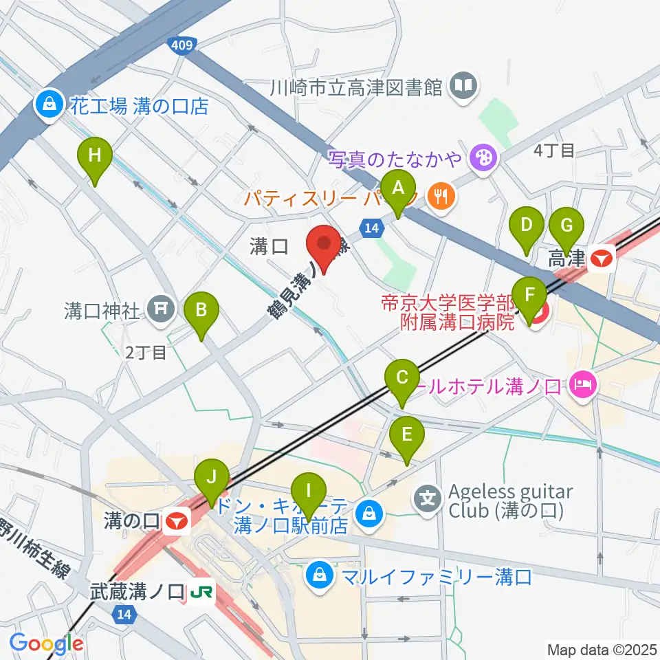 糀ホール周辺のコンビニエンスストア一覧地図