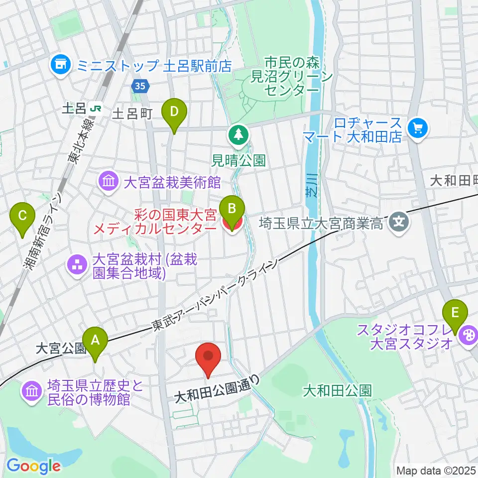 バッハアカデミー周辺のコンビニエンスストア一覧地図