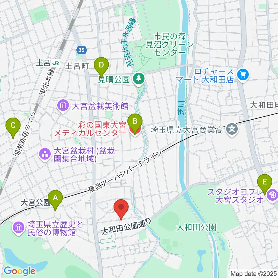 バッハアカデミー周辺のコンビニエンスストア一覧地図