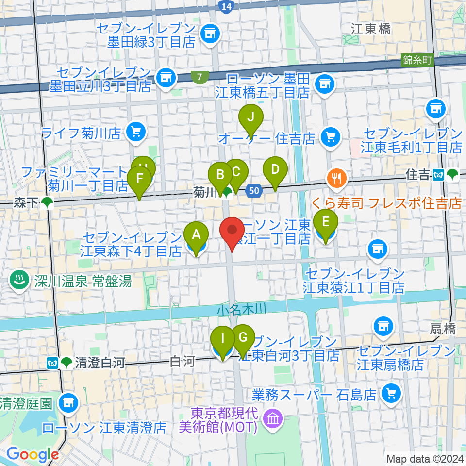 菊川ナージュ周辺のコンビニエンスストア一覧地図