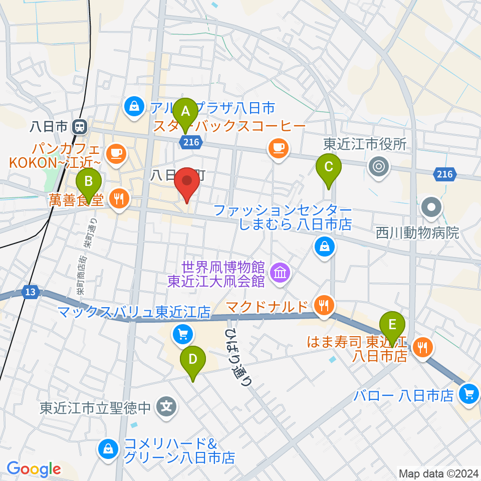 太子ホール周辺のコンビニエンスストア一覧地図