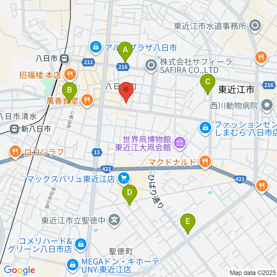 太子ホール周辺のコンビニエンスストア一覧地図