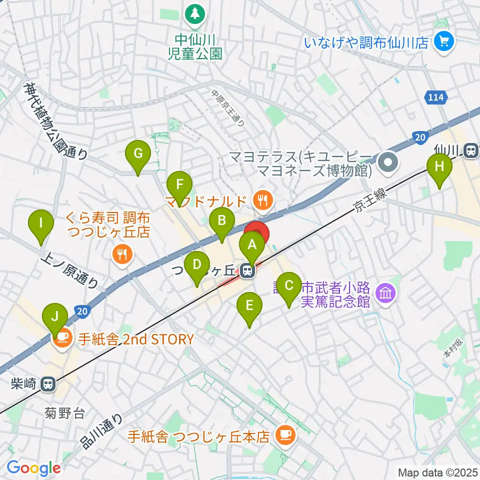 プリーマ・トーン音楽教室周辺のコンビニエンスストア一覧地図