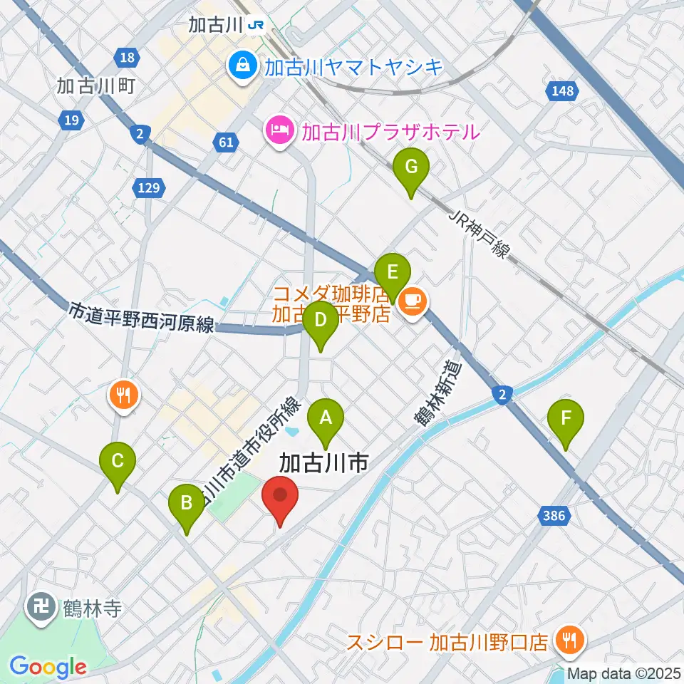 松風ギャラリー周辺のコンビニエンスストア一覧地図