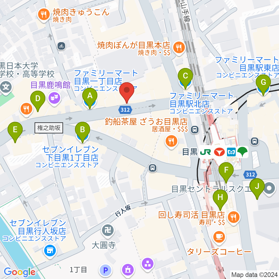 ブルースアレイジャパン周辺のコンビニエンスストア一覧地図