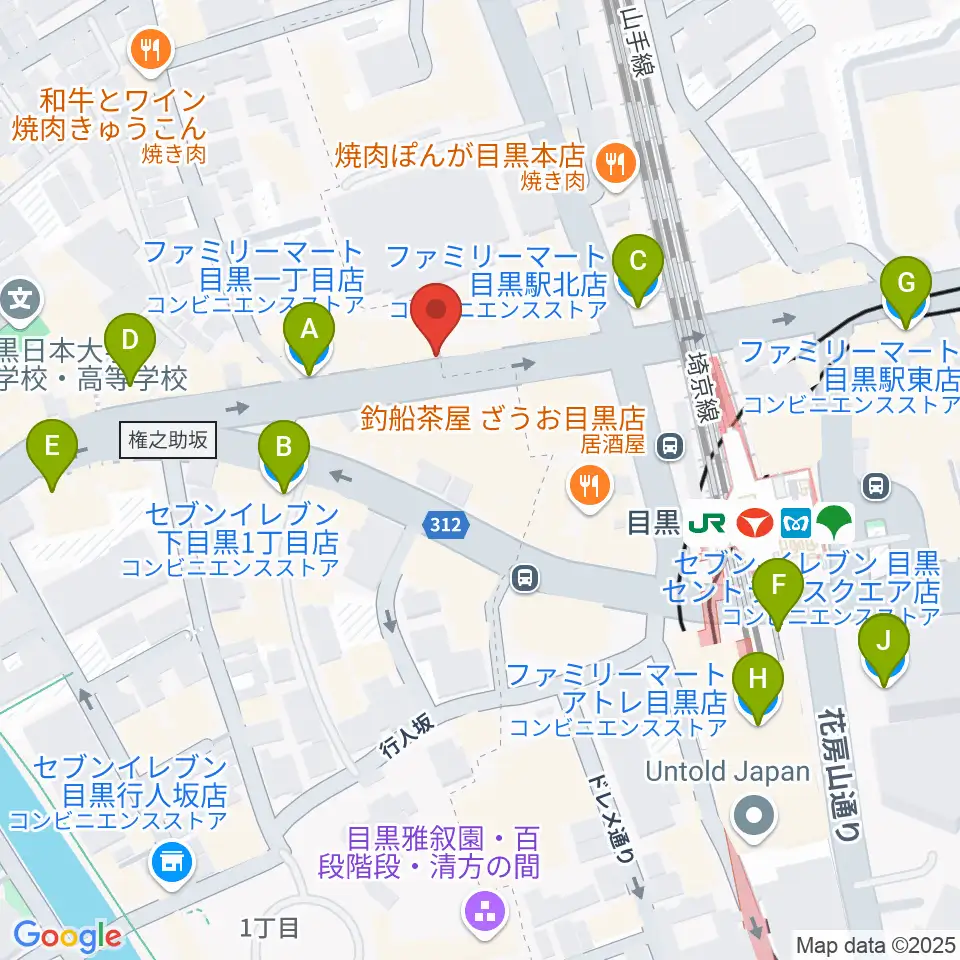 ブルースアレイジャパン周辺のコンビニエンスストア一覧地図