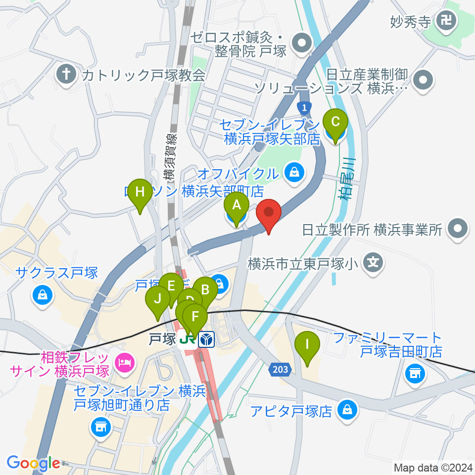 修理屋ぎたべー周辺のコンビニエンスストア一覧地図