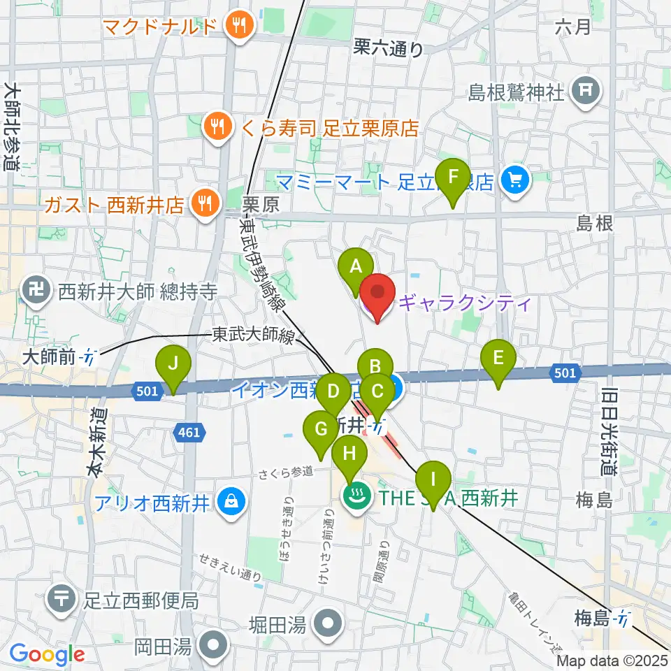 まるちたいけんドーム周辺のコンビニエンスストア一覧地図