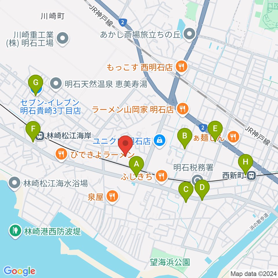 スタジオファンフル周辺のコンビニエンスストア一覧地図