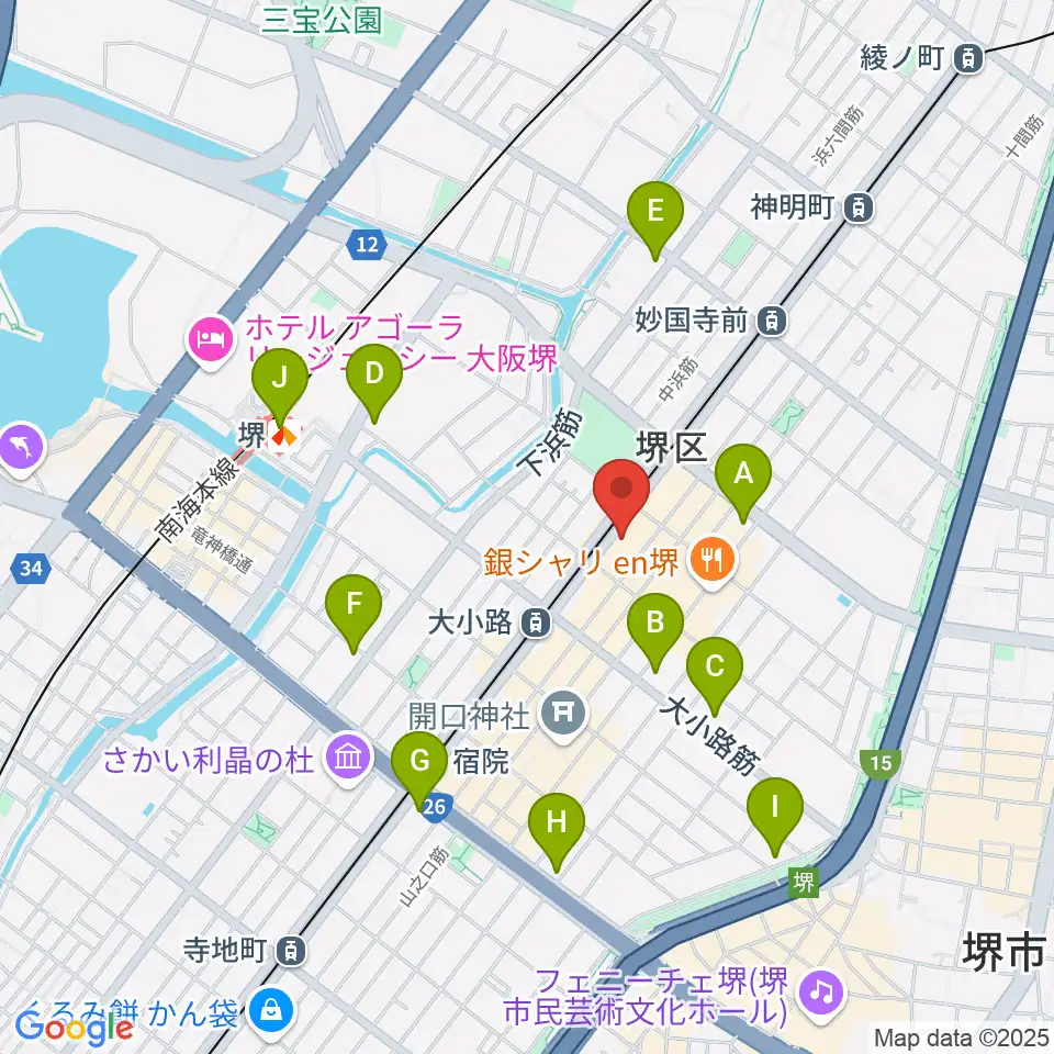 HOUSE of JAZZ周辺のコンビニエンスストア一覧地図