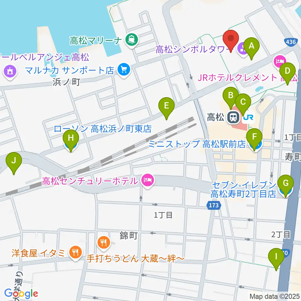 e-とぴあ・かがわ周辺のコンビニエンスストア一覧地図