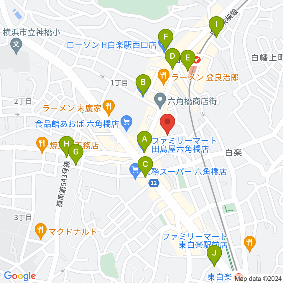 Bitches Brew周辺のコンビニエンスストア一覧地図