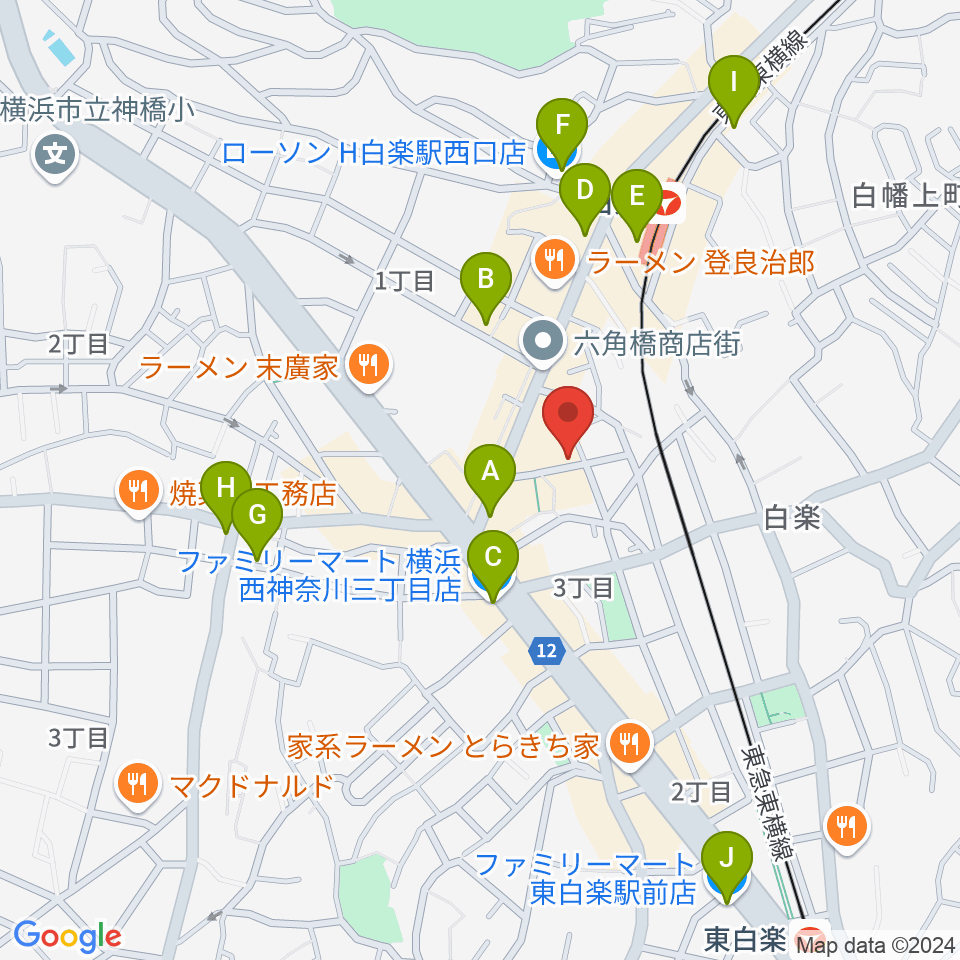 Bitches Brew周辺のコンビニエンスストア一覧地図