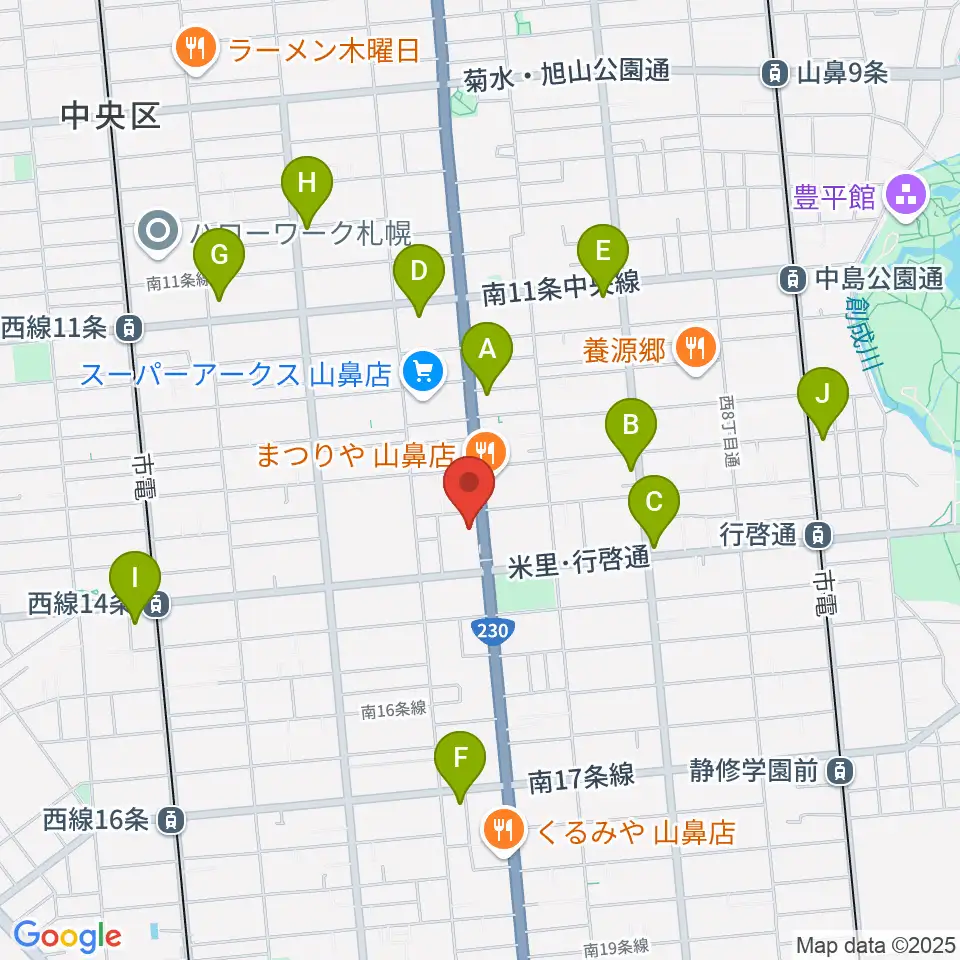 ピアノプラザセイヤスターツ周辺のコンビニエンスストア一覧地図