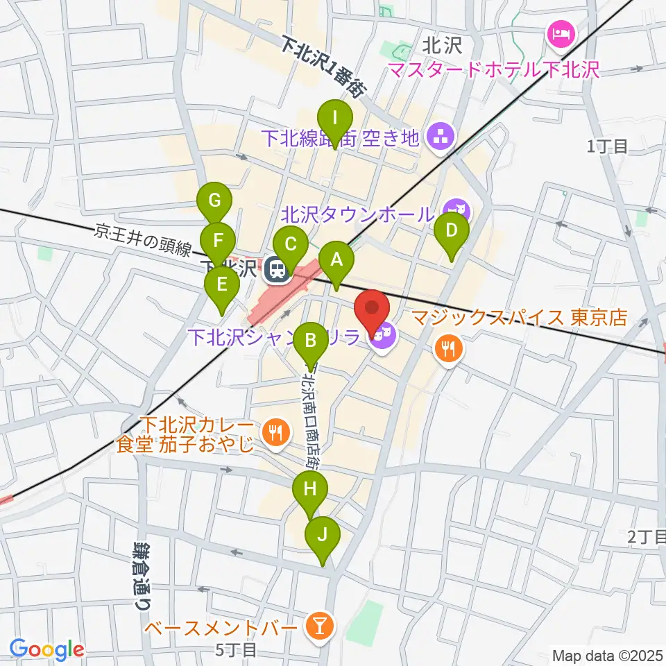 フラッシュ・ディスク・ランチ周辺のコンビニエンスストア一覧地図